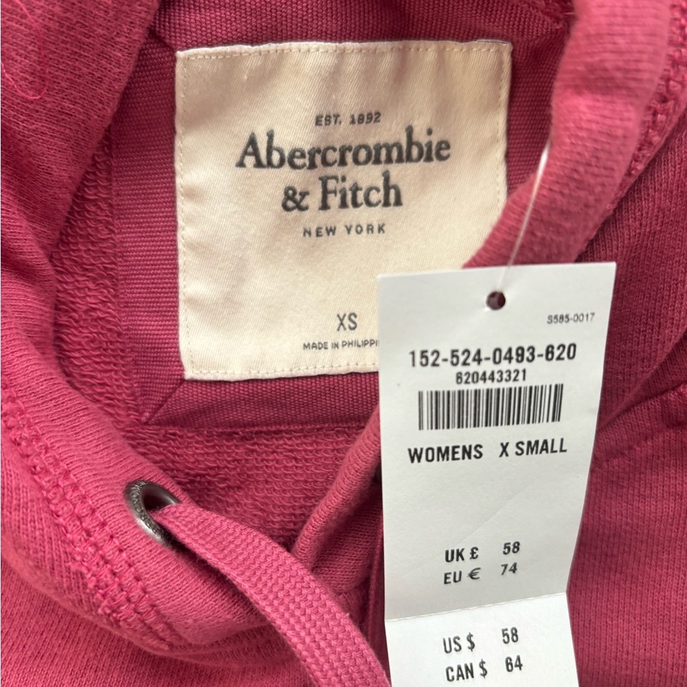 Abercrombie & Fitch Appliqué Hoodie Size XS - Picture 3 of 3